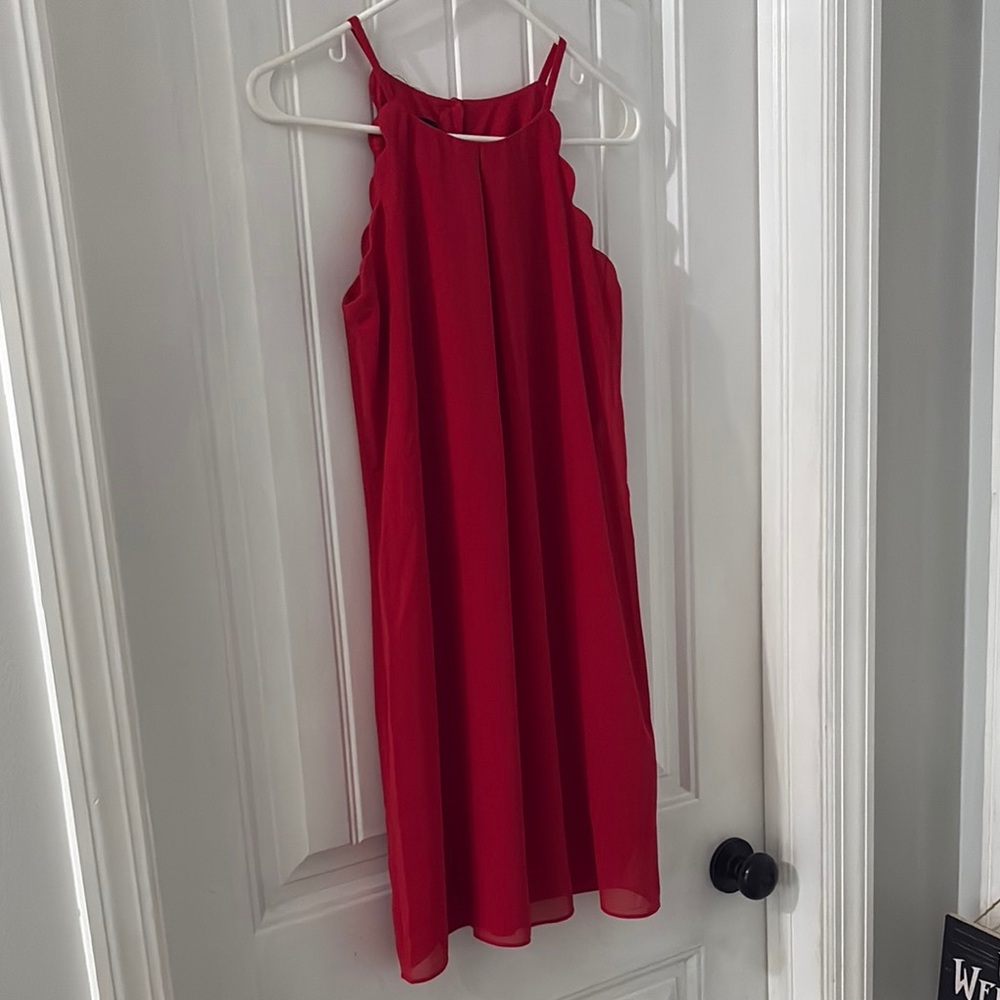 I.N. Studio Red Sleeveless Dress